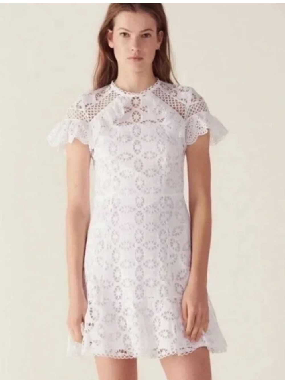 Sandro Corentin dress white 38